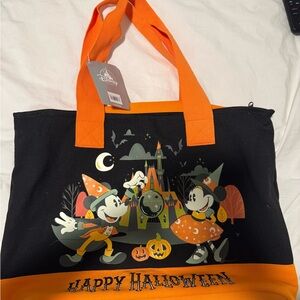 Disney Black and Orange Halloween Tote